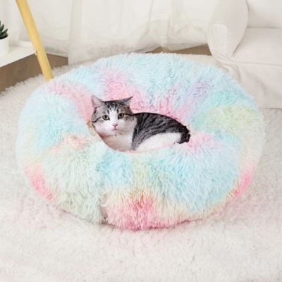 Coussin pour chat arc en ciel anti stress DodoNut
