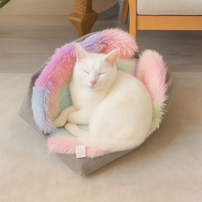 coussin-pour-chat-pliable-moeleux-multicolore-Chadoux