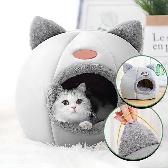 niche pour chat design comfyhouse en coton doux