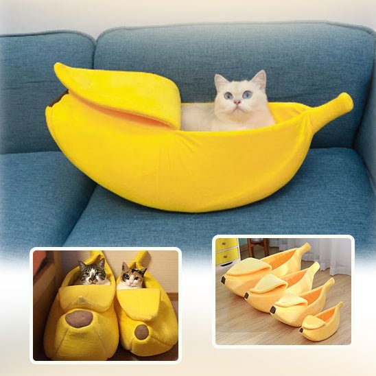 Niche pour chat banane cocoon comfortable