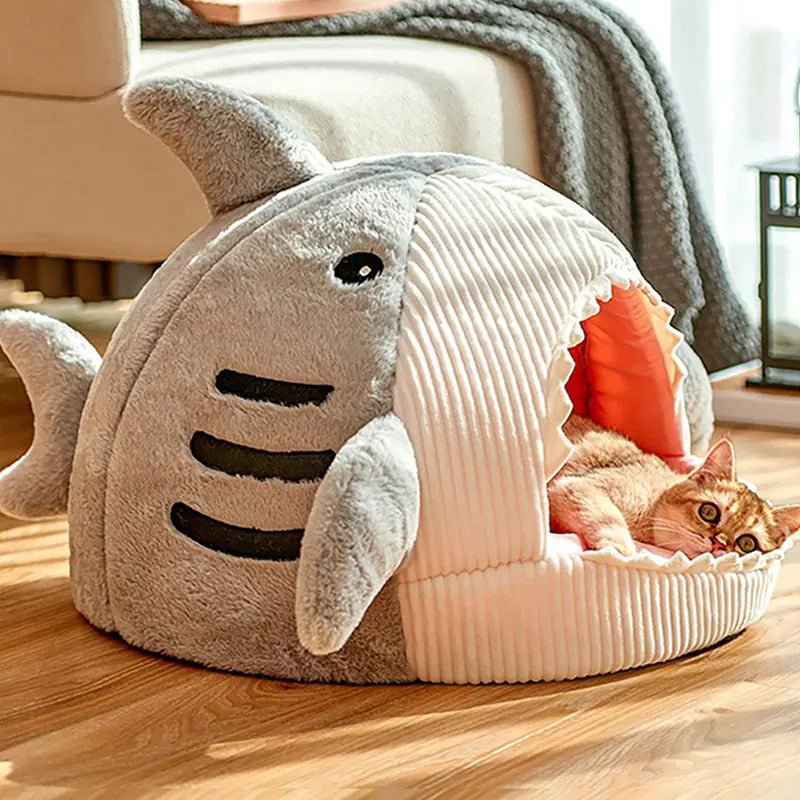 niche pour chat ronquin apaisante grise