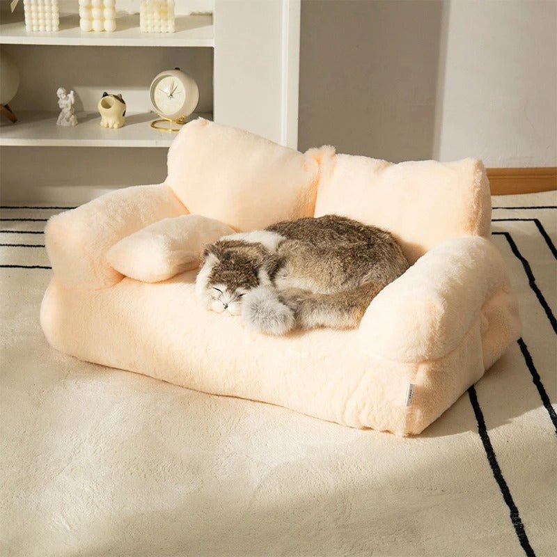 Canapé pour Chat  Saumon decoration moelleuse