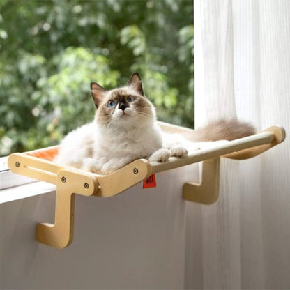 Hamac pour chat CatNap avec un Ragdoll allongé à l’intérieur