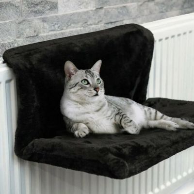 hamac pour chat radiateur Perchigri noir