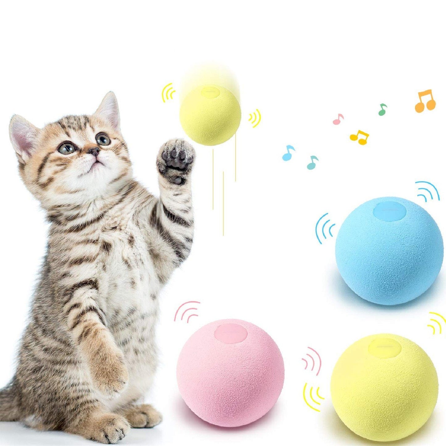 SmartBall™ - Balle intelligente d'apprentissage pour chat - Les Chats Choyés